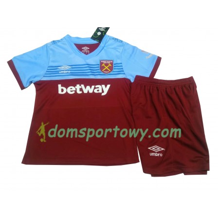 Koszulka West Ham United Dziecięcy Domowe Koszulki Piłkarskie 2019-2020 Krótki Rękaw